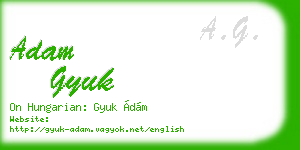 adam gyuk business card