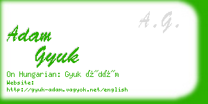 adam gyuk business card
